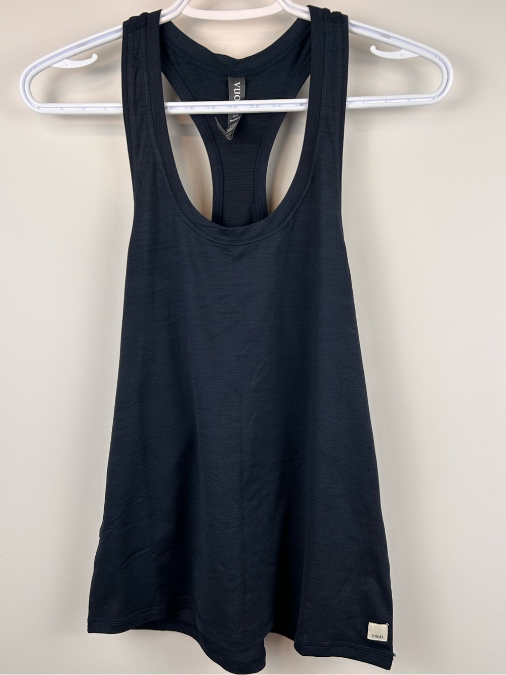 Vuori Racerback Tank Top Dark Navy Blue Size M